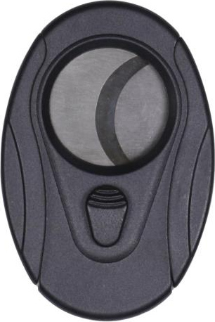 Zigarren-Abschneider oval schwarz