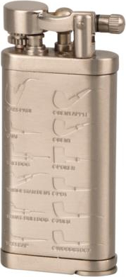 Pfeifenfeuerzeug PASSATORE Leonard nickel satin antik