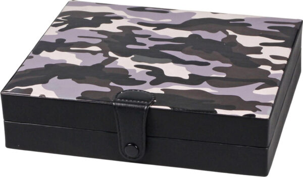 Humidor Camouflage" Leder"