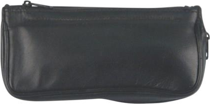 Drehascher schwarz/schwarz Kroko schwarz 11cm