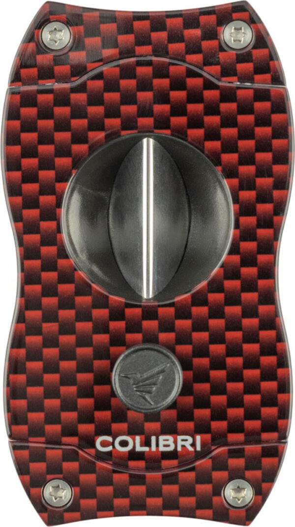 COLIBRI V-Cut" rot/Carbondruck"