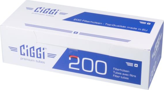 CIGGI 200" Zigaretten Hülsen"