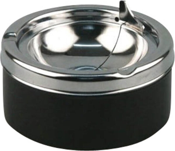 Kippascher chrom/schwarz matt 11cm