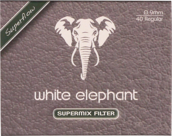 White Elephant Supermix" 9mm Box Inhalt 40 Filter"