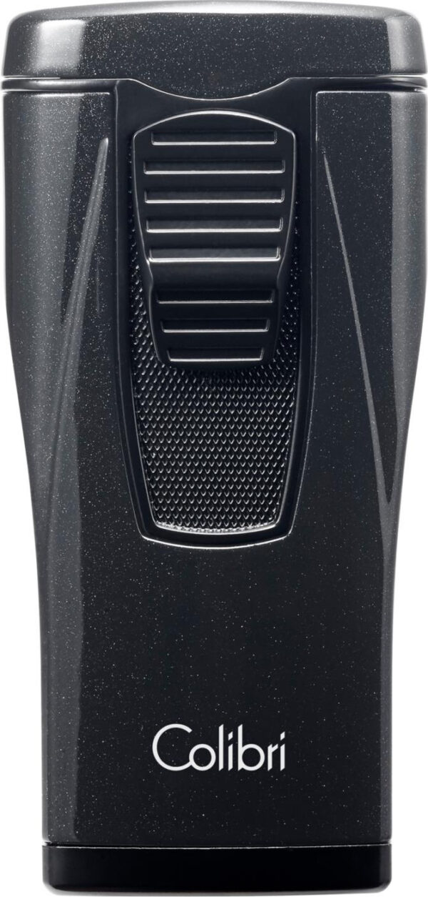 COLIBRI Cigarrenfeuerzeug Monaco II metallic schwarz