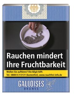 Gauloises Brunes ohne Filter Zigaretten