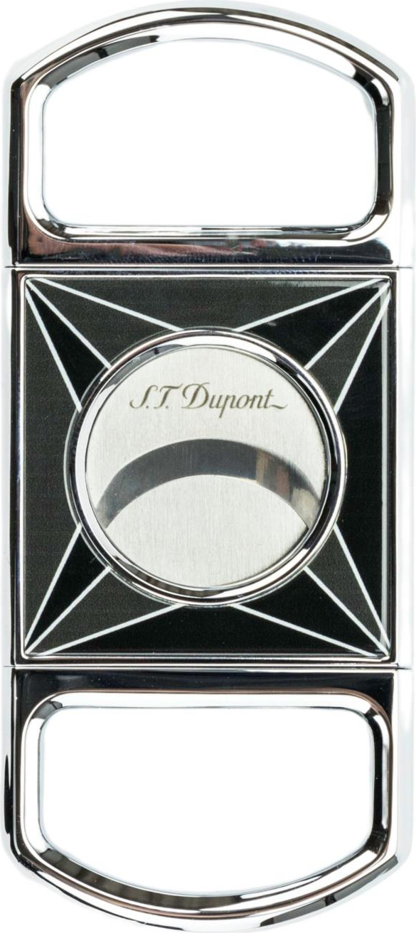 DUPONT Zigarrencutter schwarz/chrom 03370 3D Print, 21 mm Schnitt, Doppelklinge