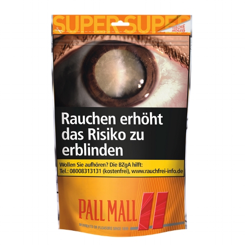 PALL MALL Allround Red Super ZIP-Beutel 140g