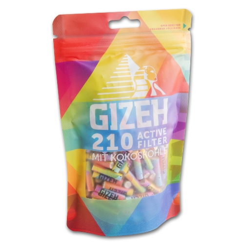 GIZEH Activ Filter Rainbow 6mm