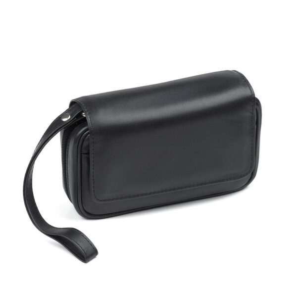 Pfeifentasche Sir John schwarz für 2 Pfeifen