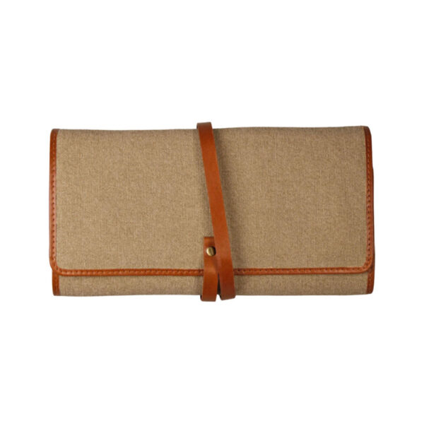 Pfeifenrollbeutel Passatore Canvas für 2 Pfeifen.