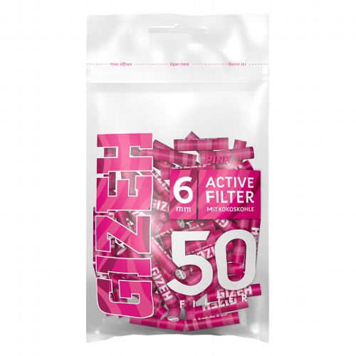 Gizeh Pink Active Filter 6mm