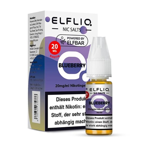 ELFBAR Elfliq Blueberry Nikotinsalzliquid