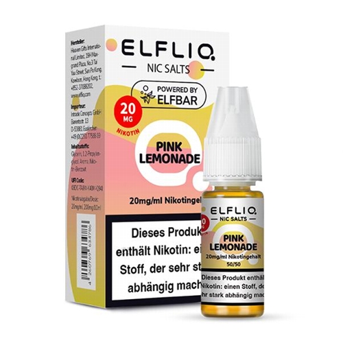 ELFBAR Elfliq Nikotinsalzliquid Pink Lemonade