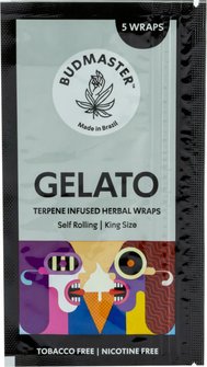 Budmaster Blunts mit Terpenen Gelato" Inh. 5 Blunts"