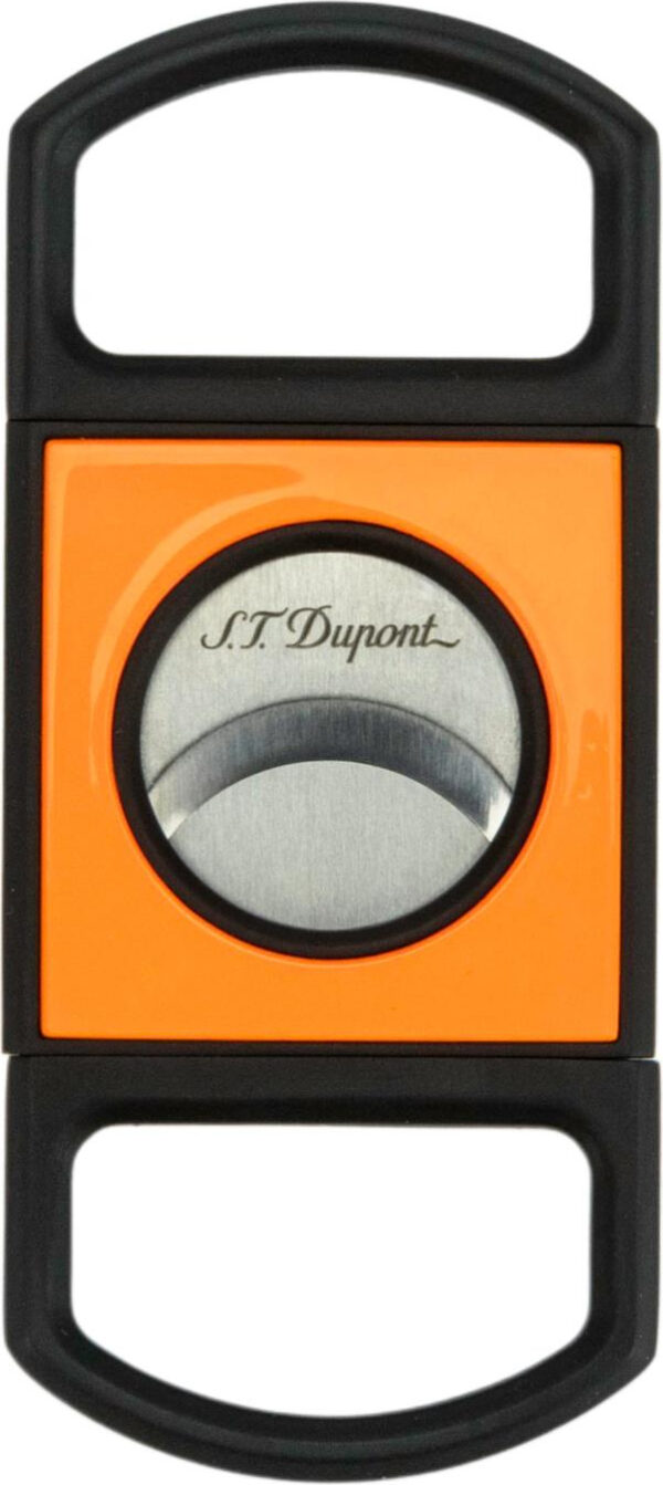 DUPONT Zigarrencutter Fluo" orange matt 003316B 21 mm Schnitt, Doppelklinge"