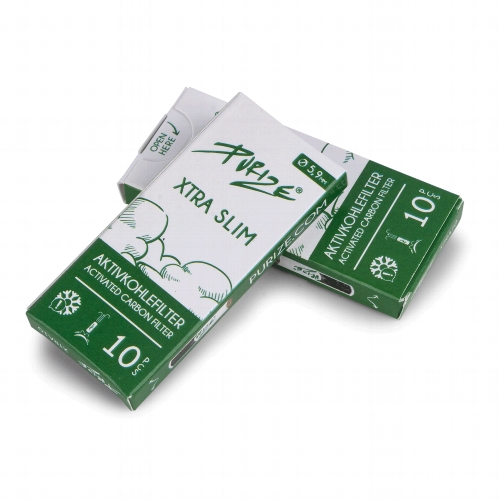 PURIZE Xtra Slim Ø 6 mm Aktivkohle