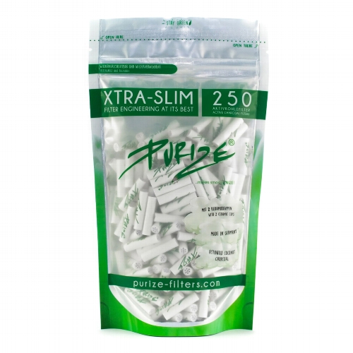 PURIZE Xtra Slim Ø 6 mm Aktivkohle