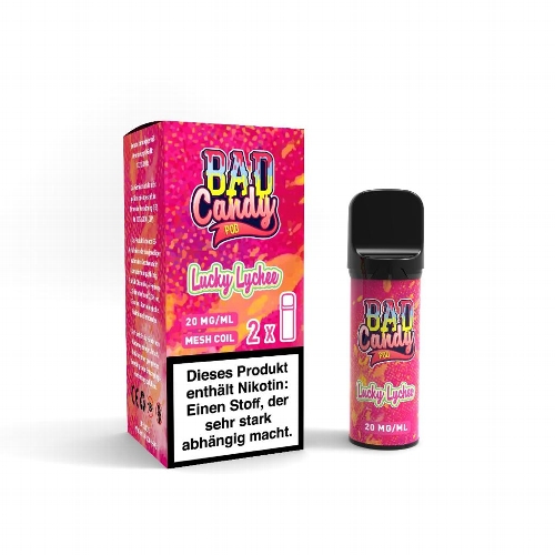 E-Liquidpod BAD CANDY Lucky Lychee 20 mg 2 Pods