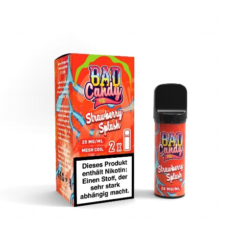 E-Liquidpod BAD CANDY Strawberry Splash 20 mg 2 Pods