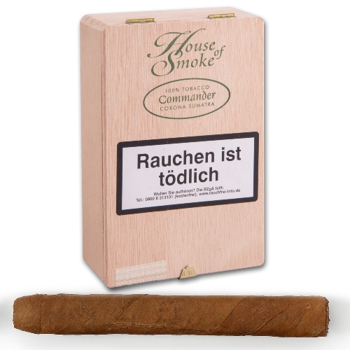 House of Smoke Commander Sumatra 10er