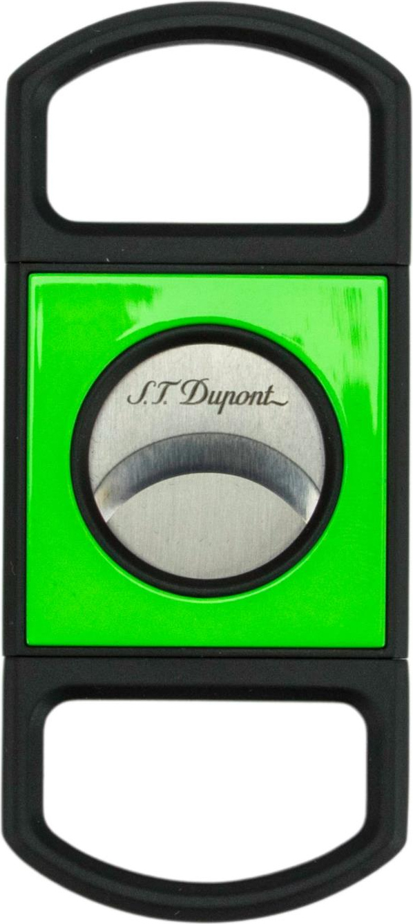 DUPONT Zigarrencutter Fluo" grün matt 003316B 21 mm Schnitt, Doppelklinge"