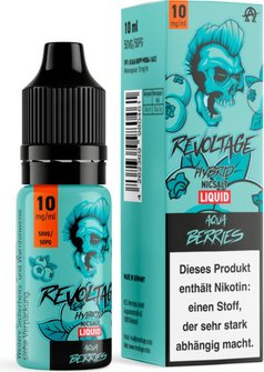 Revoltage Aqua Berries E-Liquid türkiser Beerenmix mit Kühlung