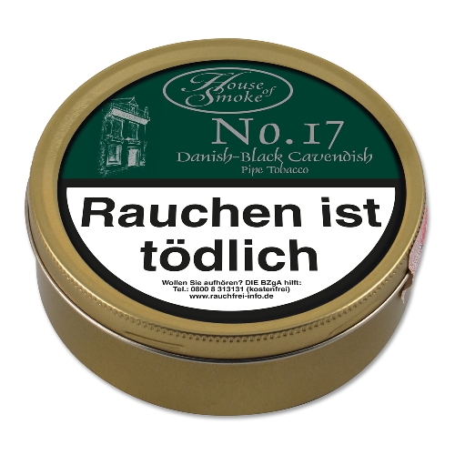 House of Smoke No. 17 Danish Black Cavendish