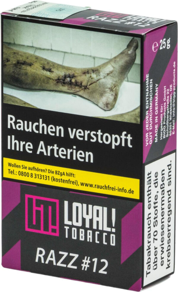 WP-Tabak Loyal LEMMI #9" 25gr-Packung Zitrone, Minze"