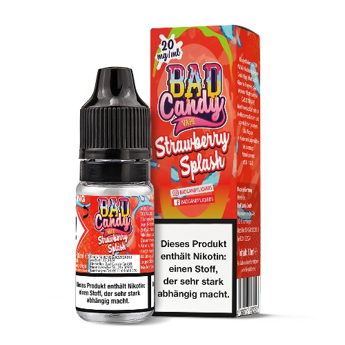 BAD CANDY Strawberry Splash Nikotinsalzliquid
