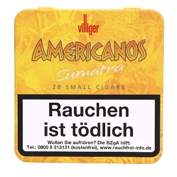 Villiger Americanos Sumatra
