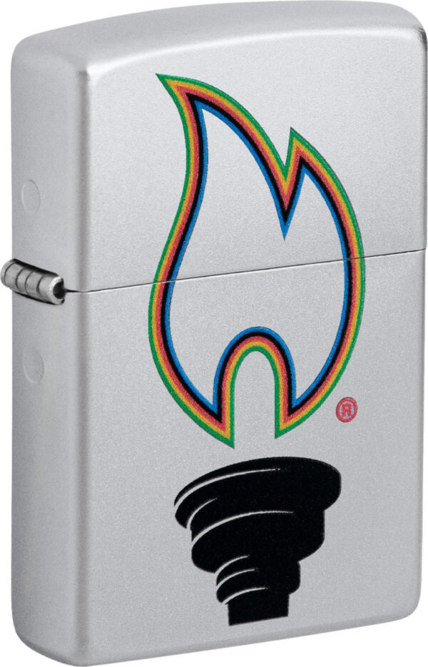 ZIPPO satin finish color Zippo Flame Torch" 60007153"