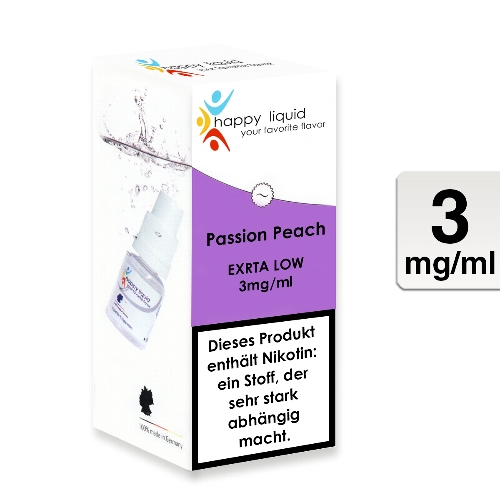 E-Liquid HAPPY LIQUIDS Passion Peach 10 ml