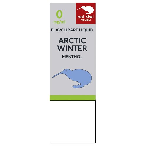 Red Kiwi FlavourArt Arctic Winter-Menthol" eLiquid"