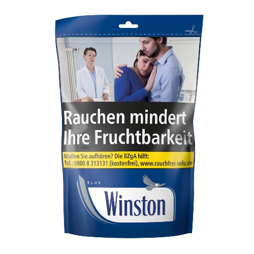 Winston Volumen Tobacco Blue Zip Bag 100g
