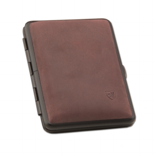 Zigarettenetui Leder 14er King Size bordeaux mit Gummizug