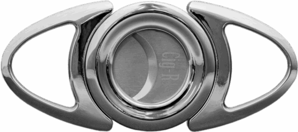 Cig-R Cigar Cutter Bull's Eye Chrome