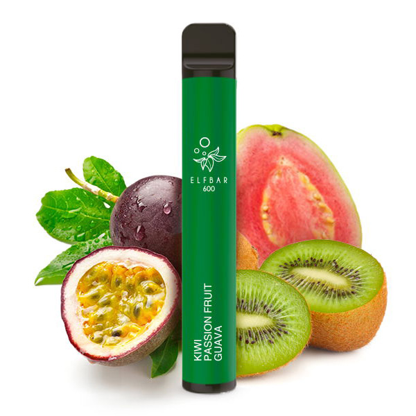 E-Shisha ELFBAR Kiwi, Passionsfrucht, Guava" Einweg 20 mg"