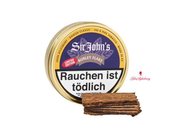 Sir John's Burly Flake  100 g Dose limitiert