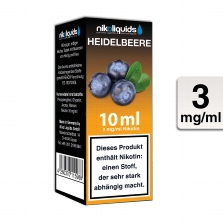 Nikoliquid ' Heidelbeere  ' 10 ml