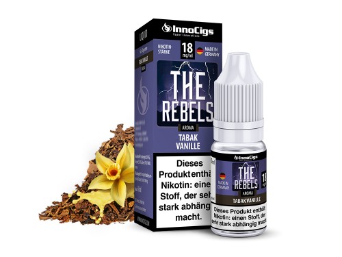 InnoCigs The Rebels Tabak Vanille Aroma - Liquid 10 ml