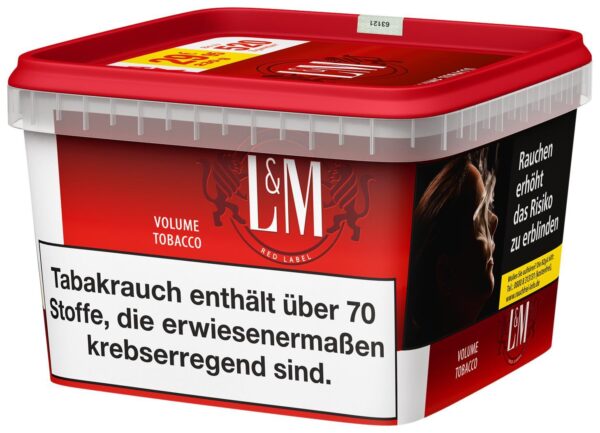 L&M Volume Tobacco Red Mega Box  129g