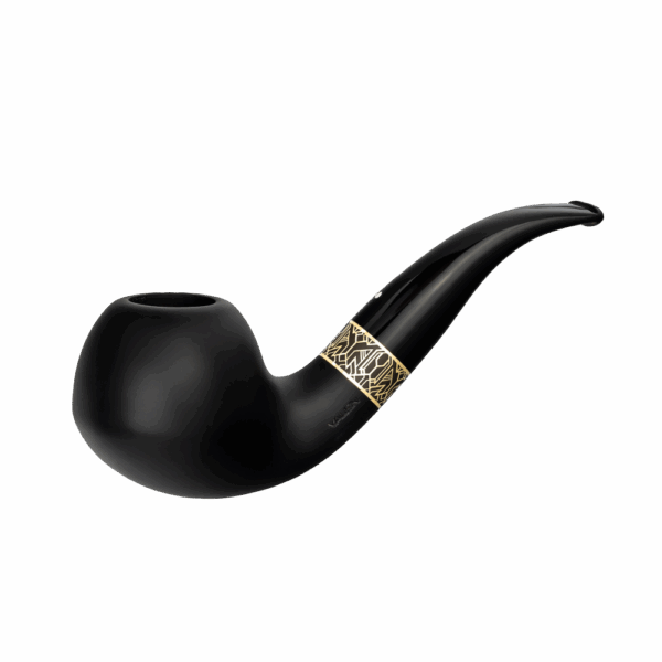 Vauen Jay 115 schwarz, glatt Pfeife