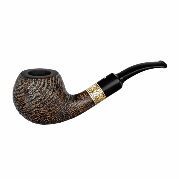 Vauen Jay 542 dunkelbraun, sandgestrahlt  Pfeife
