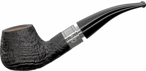 Rattray's Monarch Sandblast Black 4  Black Pfeife