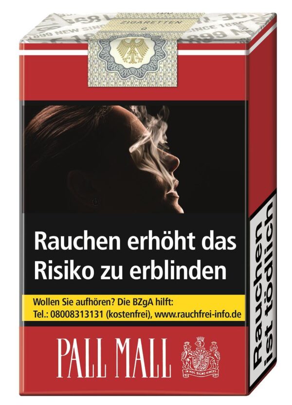 Pall Mall ohne Filter Zigaretten