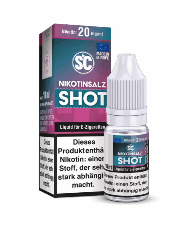 E-Liquid Nikotinssalzshot SC ohne Aroma 20 mg