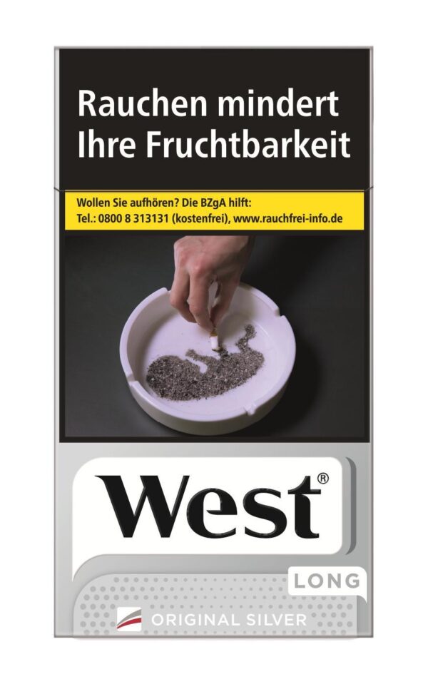 West Silver Long Zigaretten