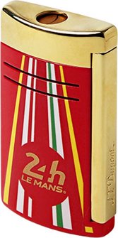 DUPONT MAXIJET Le Mans rot/gold 020090 Jet Feuerzeug nicht gefüllt