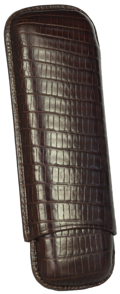 Martin Wess 596 Lizard Brown - 2 Petit Corona